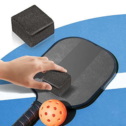 Pickleball Paddle Eraser,Kukushoo Carbon Fiber Pickle Ball Paddle Cleaner Eraser,Easy Rubber Cleaner Bar to Remove Ball Residue Dirt Debris Threads Minor Scuff Marks Scratches