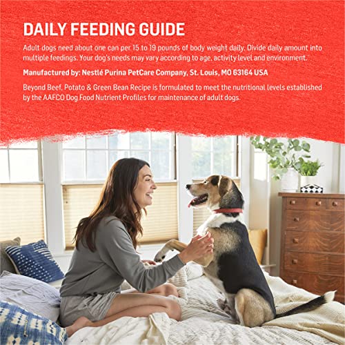 Purina Beyond Beef, Potato & Green Bean Wet Dog Food (12 Cans)