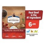 Rachael Ray Nutrish Dry Dog Food, Real Beef, 6lb