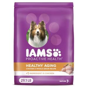 IAMS Healthy Aging Adult Dog Food, Real Chicken, 29.1 lb