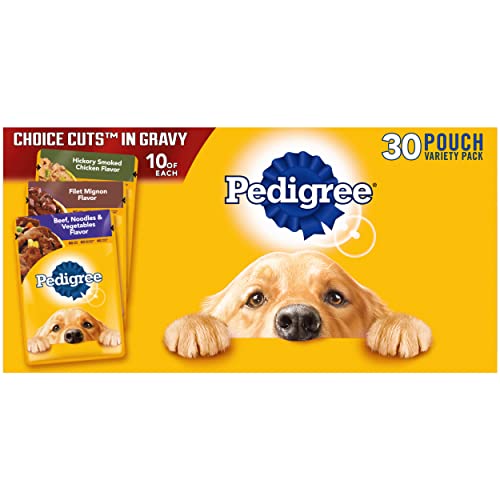 Pedigree Choice Cuts: Adult Soft Wet Dog Food, 30-pack