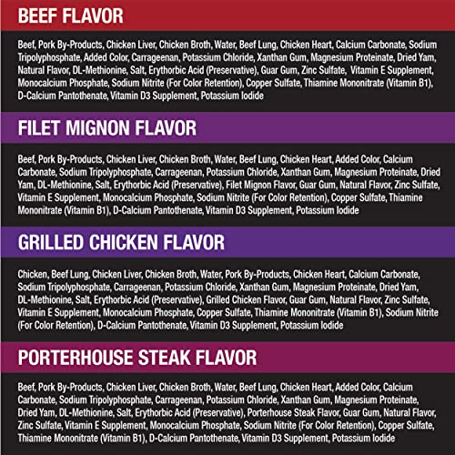 Classic Beef, Filet Mignon, Chicken & Steak Variety Pack