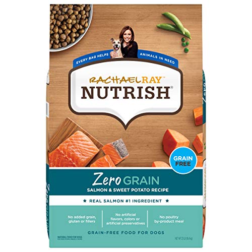 Rachael Ray Nutrish Zero Grain Dry Dog Food, Salmon & Sweet Potato Recipe, 23 Pounds