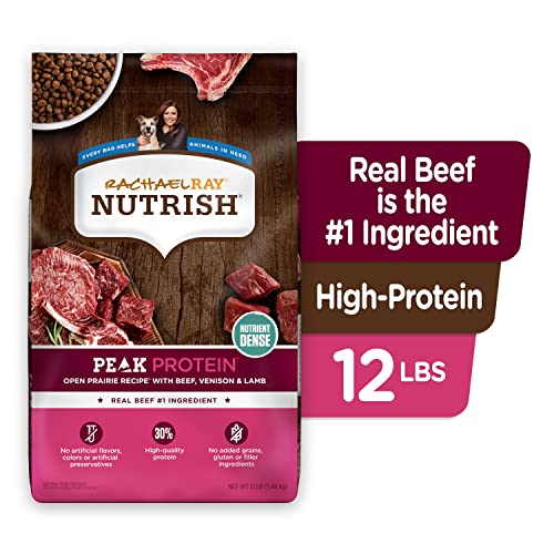 Rachael Ray Nutrish PEAK Natural Dog Food, 12 lbs