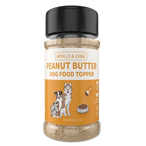 Peanut Butter Dog Food Topper: Calcium-Rich & Grain Free