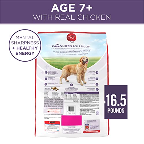 Purina ONE Senior Dog Food - 16.5 lb Bag