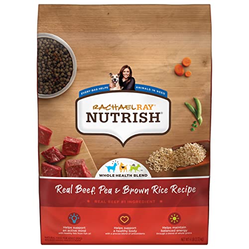 Rachael Ray Nutrish Dry Dog Food, Real Beef, 6lb