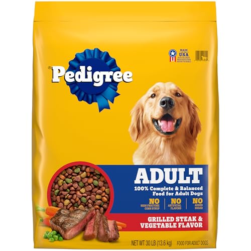 Pedigree Grilled Steak & Vegetable Dog Food, 30lb