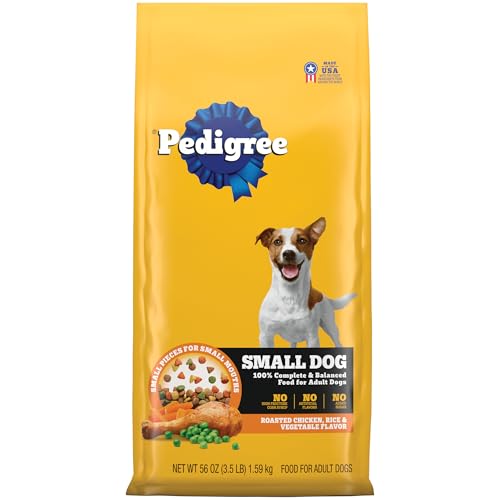 PEDIGREE Small Dog Roasted Chicken Dog Food, 3.5 lb