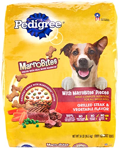 Pedigree MarroBites Adult Dry Dog Food, 36 lb