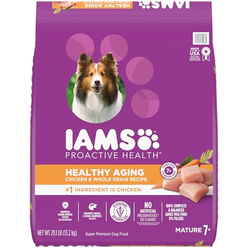 IAMS Healthy Aging Adult Dog Food, Real Chicken, 29.1 lb