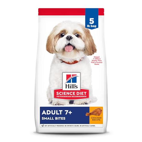 Senior Small Bites Dog Food, Chicken, 5 lb