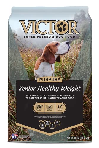 Senior Healthy Weight Dog Food - Gluten Free, 40lbs