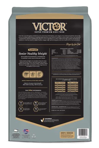 Senior Healthy Weight Dog Food - Gluten Free, 40lbs