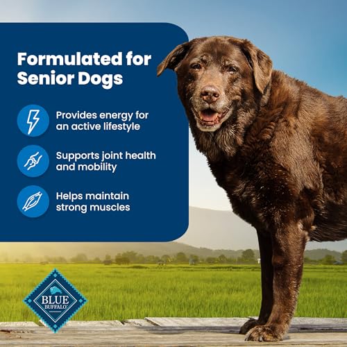 Blue Buffalo Senior Dog Food, Chicken & Brown Rice