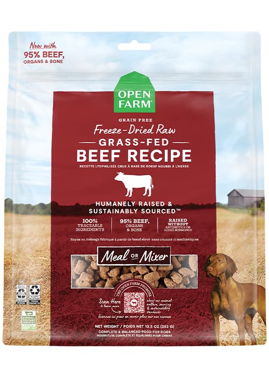 Open Farm Freeze Dried Raw Dog Food - Beef 3.5oz