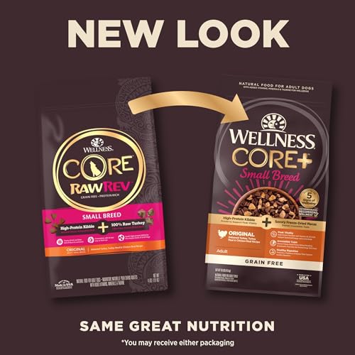 Wellness CORE RawRev Small Dog Food, Grain-Free, USA-Made