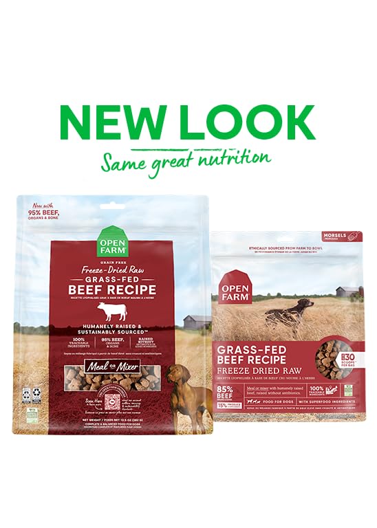 Open Farm Freeze Dried Raw Dog Food - Beef 3.5oz