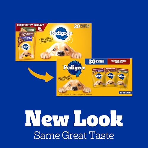 Pedigree Choice Cuts: Adult Soft Wet Dog Food, 30-pack