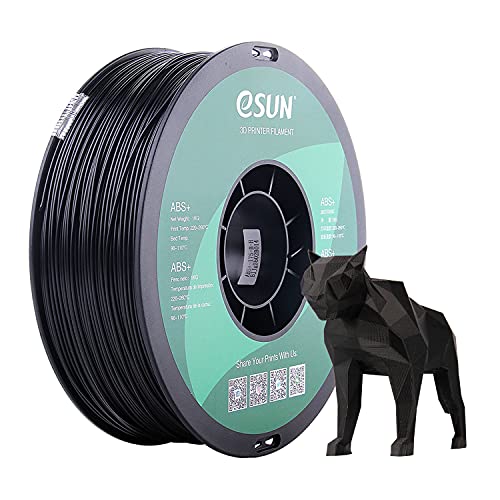 eSUN ABS+ Filament 1.75mm, Black 1KG Spool