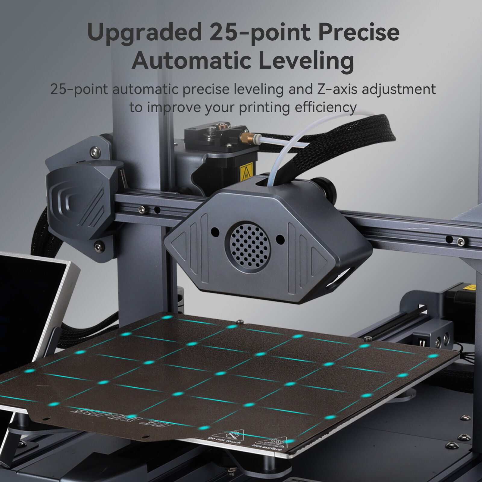 Auto Leveling FDM 3D Printer, Gray - USA