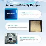 3D Printer for Kids and Beginners,Geeetech Mini 3D Printers with Auto Leveling,High Speed and Fully Open Source,Fully Assembled Direct Drive Extruder,for Home and School,Print Area 3.94×4.33×3.94 in