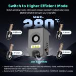 FLASHFORGE AD5M Pro 3D Printer 600mm/s High Speed & Precision, Full-Auto Calibration with 0.4&0.6mm Nozzle Bundle, CoreXY Structure & Auxiliary Chamber Cooling, ≤50 dB Quite Printing Camera Printers