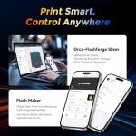 FLASHFORGE 3D Printer AD5M, 1-Click Full-Auto Calibration 600mm/s Fast Printing, CoreXY High-Speed Precision with Every Layer, 3S Quick-Swap Nozzle, Customizable Enclosure, Build Volume 220*220*220mm