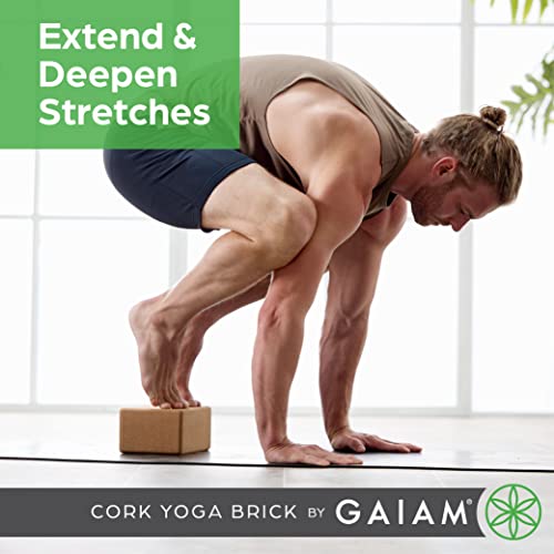 Natural Cork Yoga Block - Gaiam Sol
