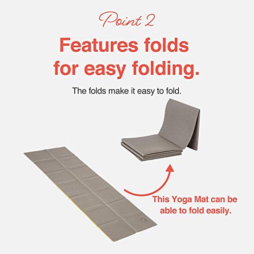 Folding Yoga Mat for Travel & Picnics
