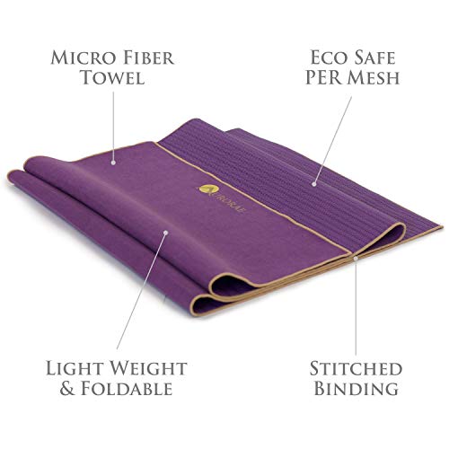 Aurorae Synergy Yoga Mat with Microfiber Towel