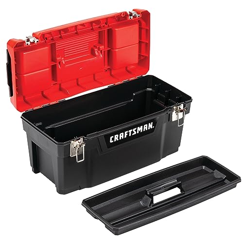 CRAFTSMAN 20-Inch Lockable Tool Box with Tray