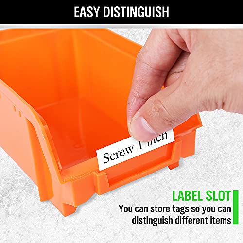 SWANLAKE 30PCS Wall Mounted Tool Storage Bins