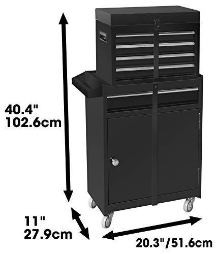 Torin Rolling Garage Tool Chest with Organizer