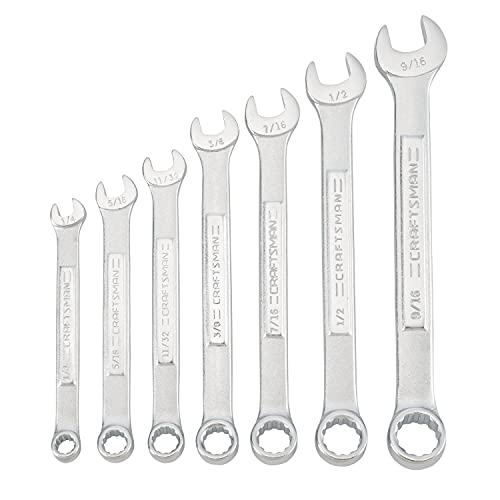 Craftsman 7-Piece SAE Wrench Set with Tool Pouch