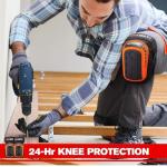 REXBETI Gel Knee Pads for Construction and Gardening