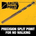 DEWALT 14-Piece Drill Bit Set, 135° Split Point