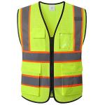 Ekkosafety High Visibility Safety Vest with Pockets