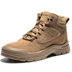 Furuian Steel Toe Slip Resistant Work Boots