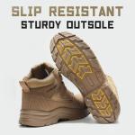 Furuian Steel Toe Slip Resistant Work Boots