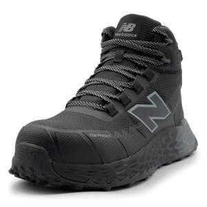 Men's Black/Grey Composite Toe Safety Shoes