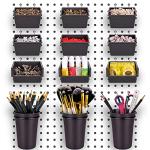 G.CORE 12 Pack Pegboard Bins and Hooks Set