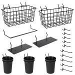 G.CORE 18 Pack Pegboard Organizer Accessories