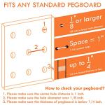 G.CORE 18 Pack Pegboard Organizer Accessories