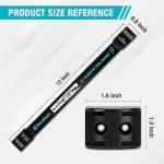 DURATECH 12" Magnetic Tool Holder Strip - 4 Pack