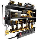 Heavy-Duty Wall-Mounted Power Tool Organizer