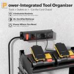 Heavy-Duty Wall-Mounted Power Tool Organizer