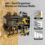 Heavy-Duty Wall-Mounted Power Tool Organizer