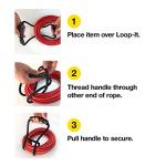 Wrap-It Storage Loop-It Straps - 18-inch, 3-Pack