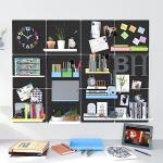 4 Pack Heavy Duty Black Metal Pegboard Panels